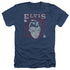 ELVIS PRESLEY/HAIL THE KING - ADULT HEATHER - NAVY