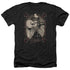 ELVIS PRESLEY/ELVIS PINSTRIPES - ADULT HEATHER - BLACK