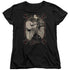 ELVIS PRESLEY/ELVIS PINSTRIPES - S/S WOMENS TEE - BLACK