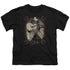 ELVIS PRESLEY/ELVIS PINSTRIPES - S/S YOUTH 18/1 - BLACK