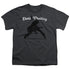 ELVIS PRESLEY/OVERPRINT - S/S YOUTH 18/1 - CHARCOAL