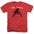 ELVIS PRESLEY/OVERPRINT - ADULT HEATHER - RED