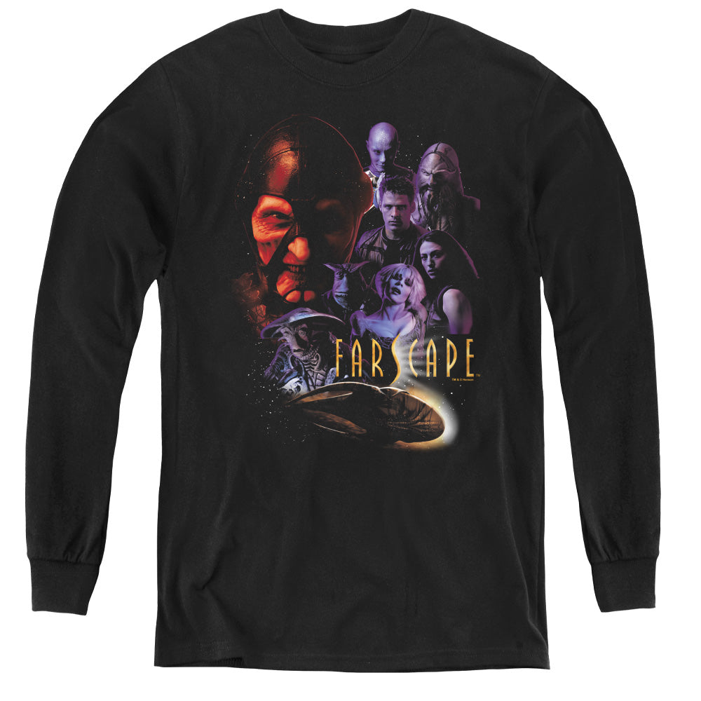 FARSCAPE/CRIMINALLY EPIC - YOUTH LONG SLEEVE TEE - BLACK