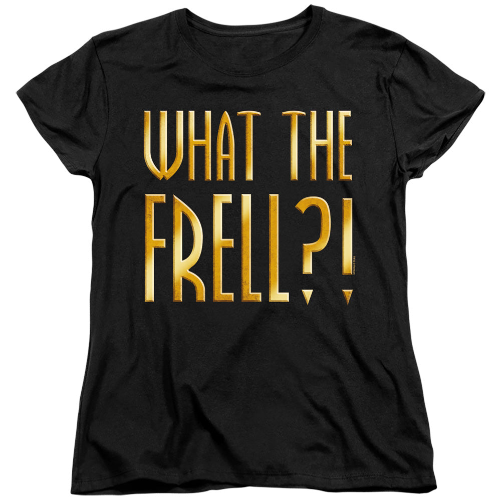FARSCAPE/WHAT THE FRELL - S/S WOMENS TEE - BLACK