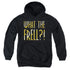 FARSCAPE/WHAT THE FRELL - YOUTH PULLOVER HOODIE - BLACK