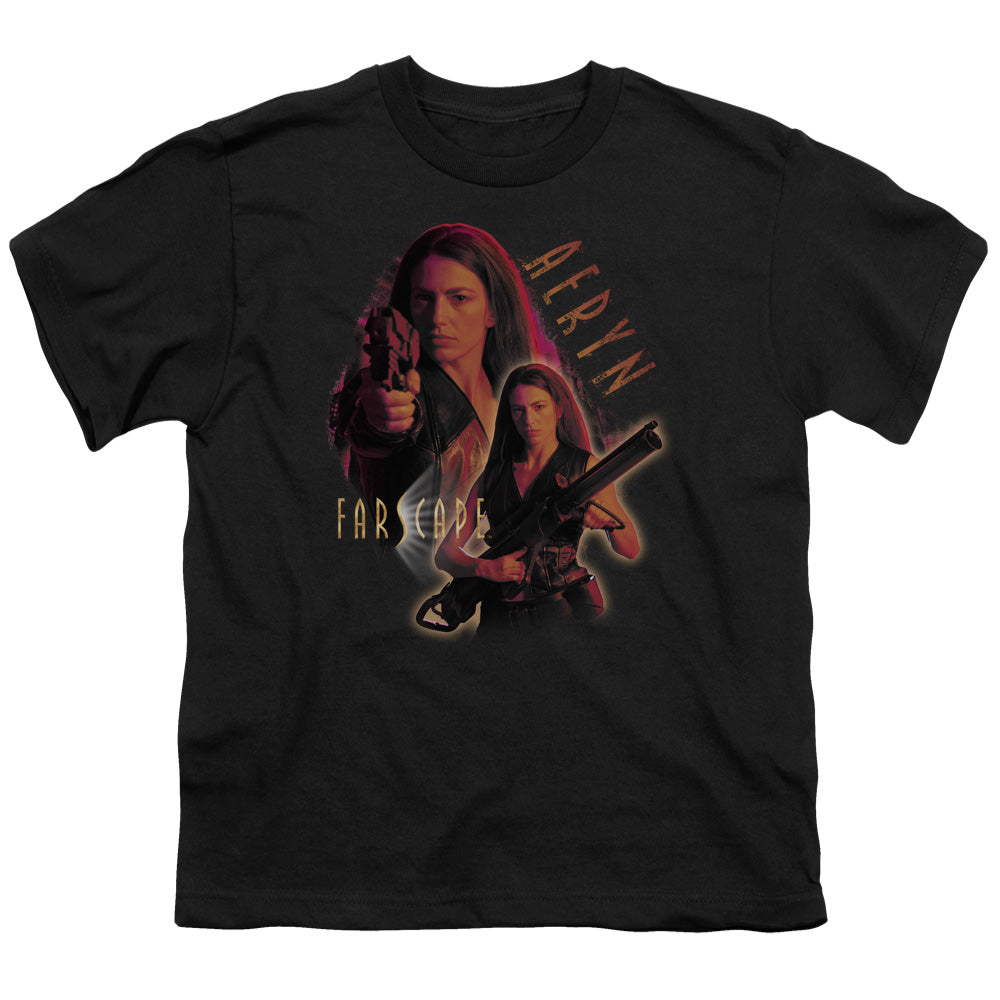 FARSCAPE/AERYN - S/S YOUTH 18/1 - BLACK