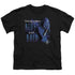 FARSCAPE/BLUE AND BALD - S/S YOUTH 18/1 - BLACK