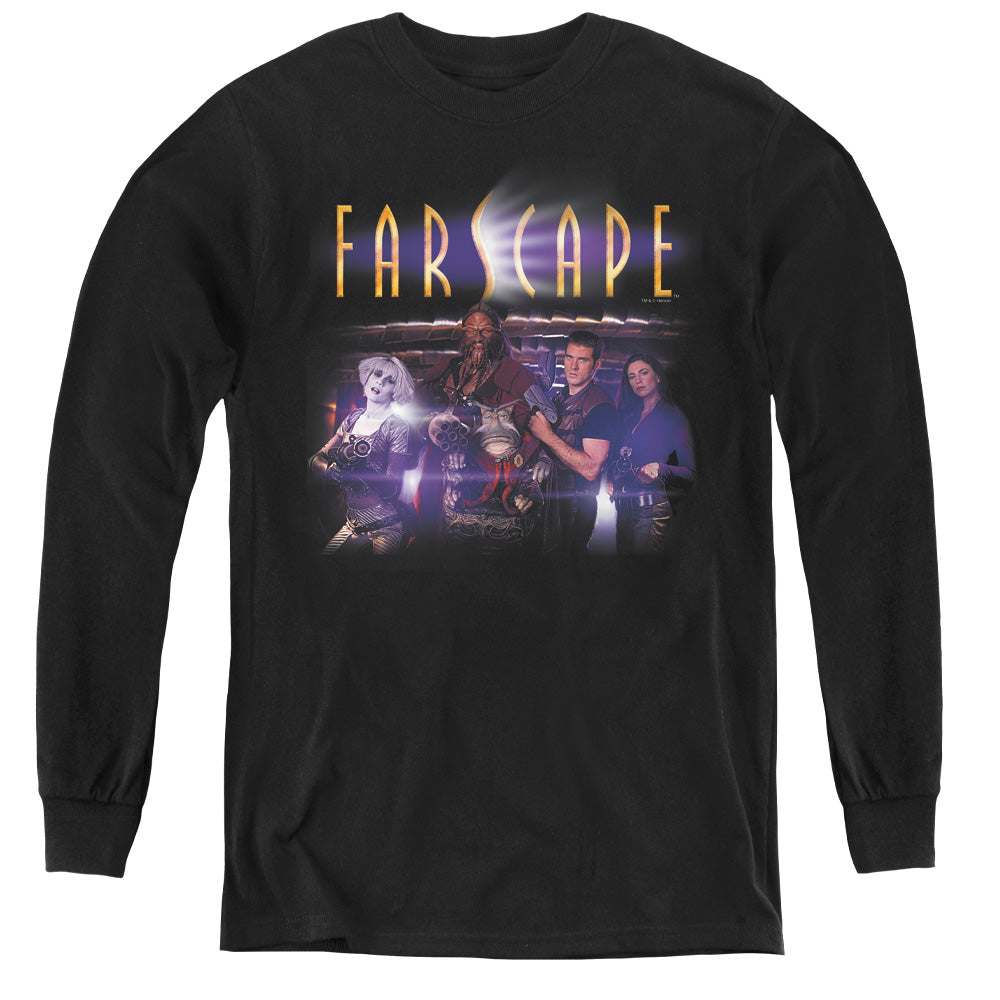FARSCAPE/FLARESCAPE - YOUTH LONG SLEEVE TEE - BLACK