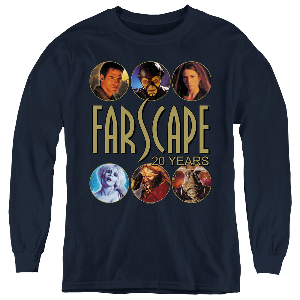 FARSCAPE/20 YEARS - YOUTH LONG SLEEVE TEE - NAVY