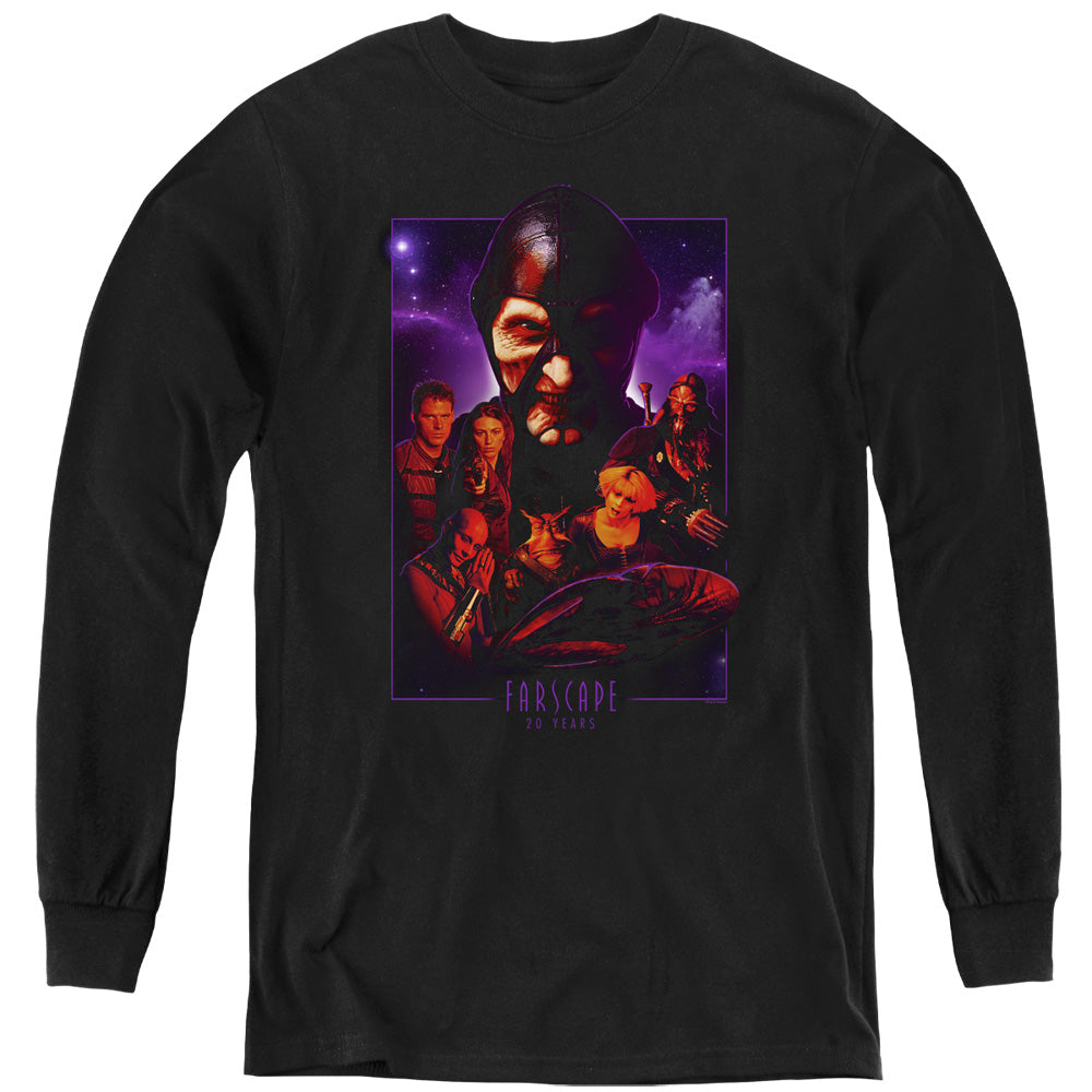 FARSCAPE/20 YEARS COLLAGE - YOUTH LONG SLEEVE TEE - BLACK