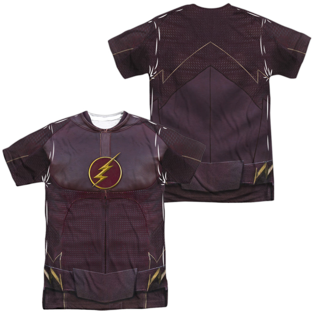 THE FLASH/FLASH UNIFORM (FRONT/BACK PRINT) - S/S ADULT POLY CREW - MULTI