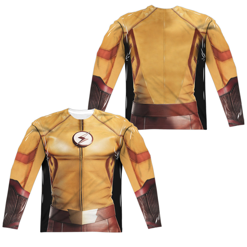 FLASH/KID FLASH UNIFORM (FRONT/BACK PRINT) - L/S ADULT POLY CREW  - MULTI
