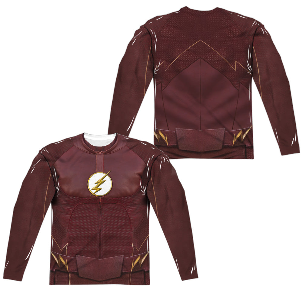 FLASH/SEASON FOUR UNIFORM (FRONT/BACK PRINT) - L/S ADULT POLY CREW  - MULTI