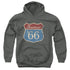FORD BRONCO/ROUTE 66 BRONCO - YOUTH PULLOVER HOODIE - CHARCOAL