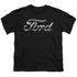 FORD/CHROME FORD LOGO - S/S YOUTH 18/1 - BLACK