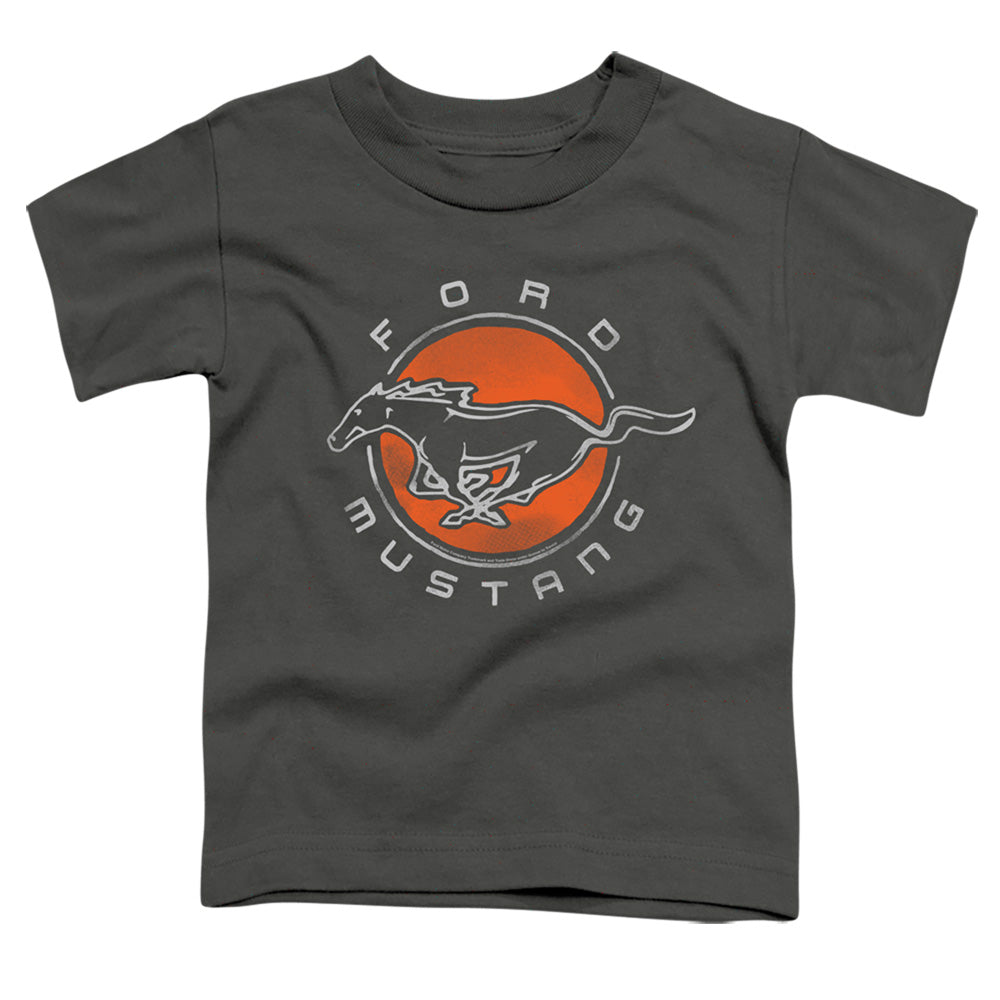 FORD MUSTANG/MUSTANG CIRCLE - S/S TODDLER TEE - CHARCOAL