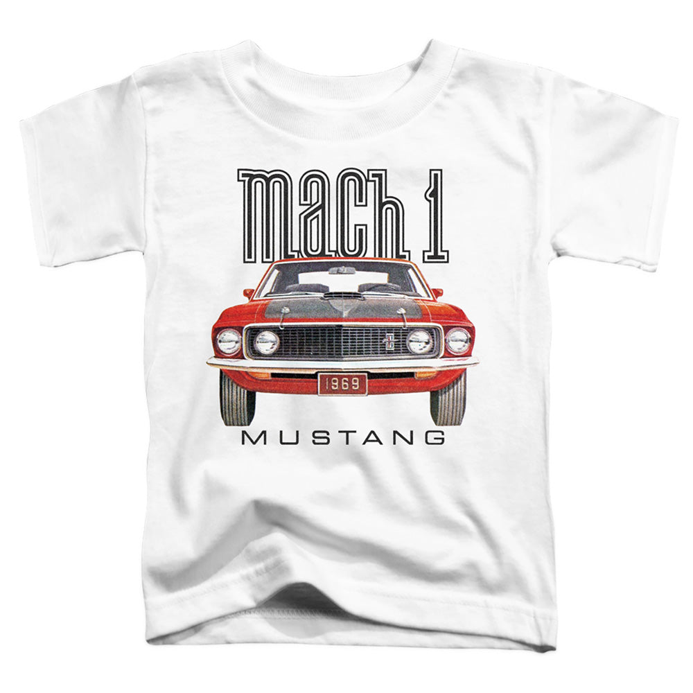 FORD MUSTANG/69 MACH 1 - S/S TODDLER TEE - WHITE