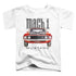 FORD MUSTANG/69 MACH 1 - S/S TODDLER TEE - WHITE