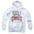 FORD MUSTANG/69 MACH 1 - YOUTH PULLOVER HOODIE - WHITE