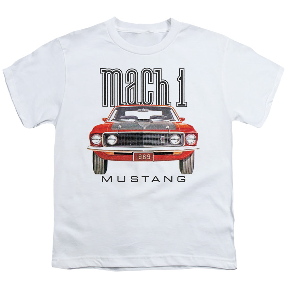 FORD MUSTANG/69 MACH 1 - S/S YOUTH 18/1 - WHITE