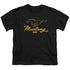 FORD MUSTANG/PONY SCRIPT - S/S YOUTH 18/1 - BLACK