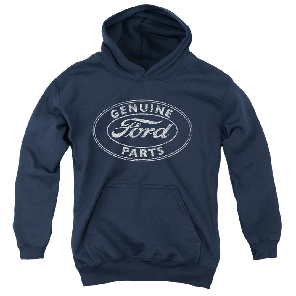 FORD/GENUINE PARTS - YOUTH PULLOVER HOODIE - NAVY
