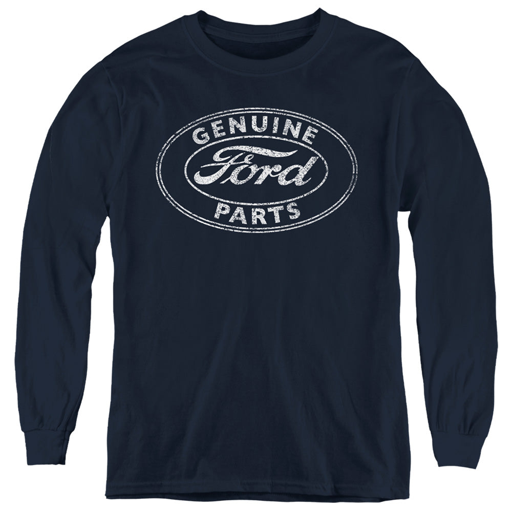 FORD/GENUINE PARTS - YOUTH LONG SLEEVE TEE - NAVY