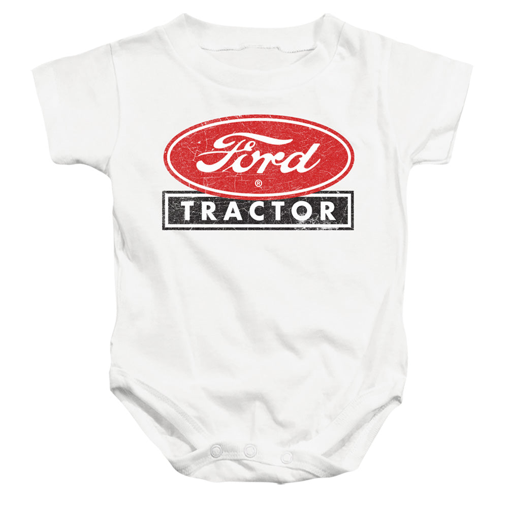 FORD/FORD TRACTOR - INFANT SNAPSUIT - WHITE