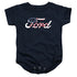 FORD/FLAG LOGO - INFANT SNAPSUIT - NAVY