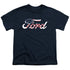 FORD/FLAG LOGO - S/S YOUTH 18/1 - NAVY