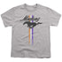 FORD MUSTANG/MUSTANG STRIPES - S/S YOUTH 18/1 - ATHLETIC HEATHER