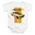 FORD MUSTANG/STANG STRIPES - INFANT SNAPSUIT - WHITE