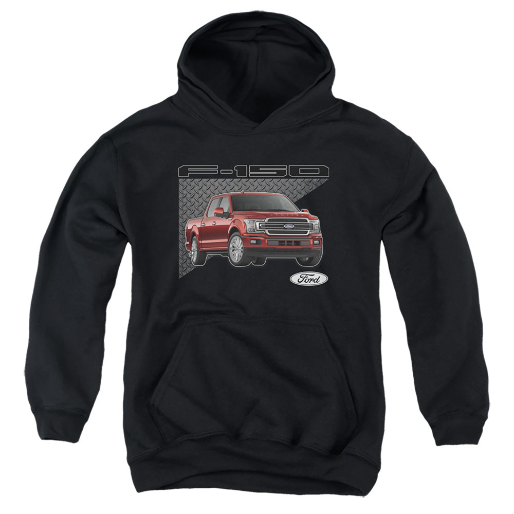 FORD TRUCKS/F 150 - YOUTH PULLOVER HOODIE - BLACK