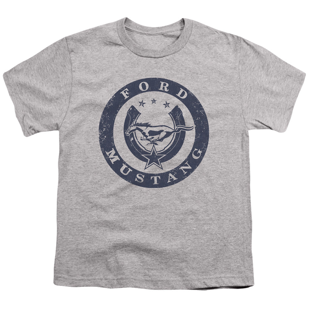 FORD MUSTANG/LUCKY FORD MUSTANG - S/S YOUTH 18/1 - ATHLETIC HEATHER