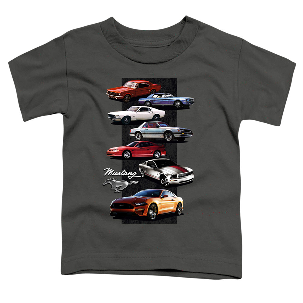 FORD MUSTANG/MUSTANG STACK - S/S TODDLER TEE - CHARCOAL