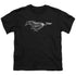 FORD MUSTANG/MODERN MUSTANG - S/S YOUTH 18/1 - BLACK