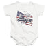 FORD MUSTANG/70 MUSTANG - INFANT SNAPSUIT - WHITE