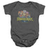 FRAGGLE ROCK/CIRCLE LOGO - INFANT SNAPSUIT - CHARCOAL