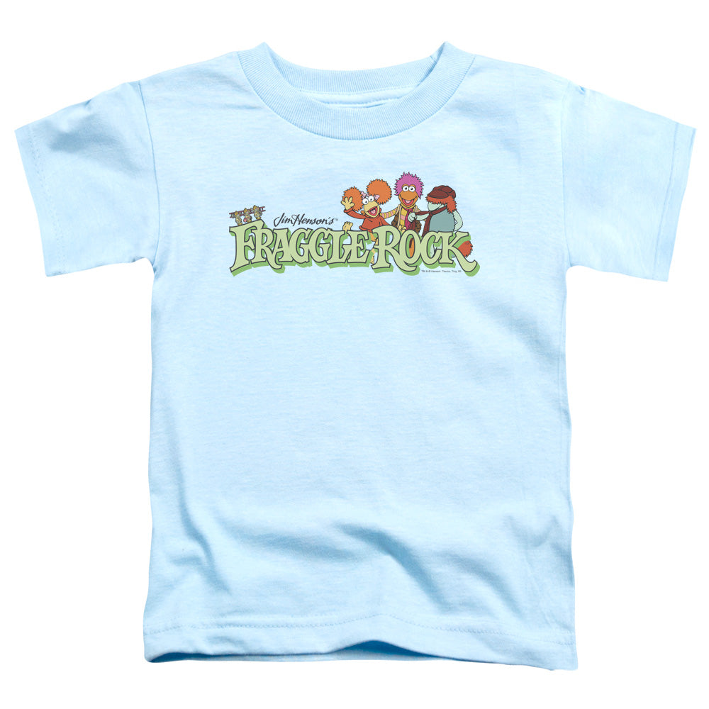 FRAGGLE ROCK/LEAF LOGO - S/S TODDLER TEE - LIGHT BLUE