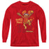 FRAGGLE ROCK/DANCE - YOUTH LONG SLEEVE TEE - RED