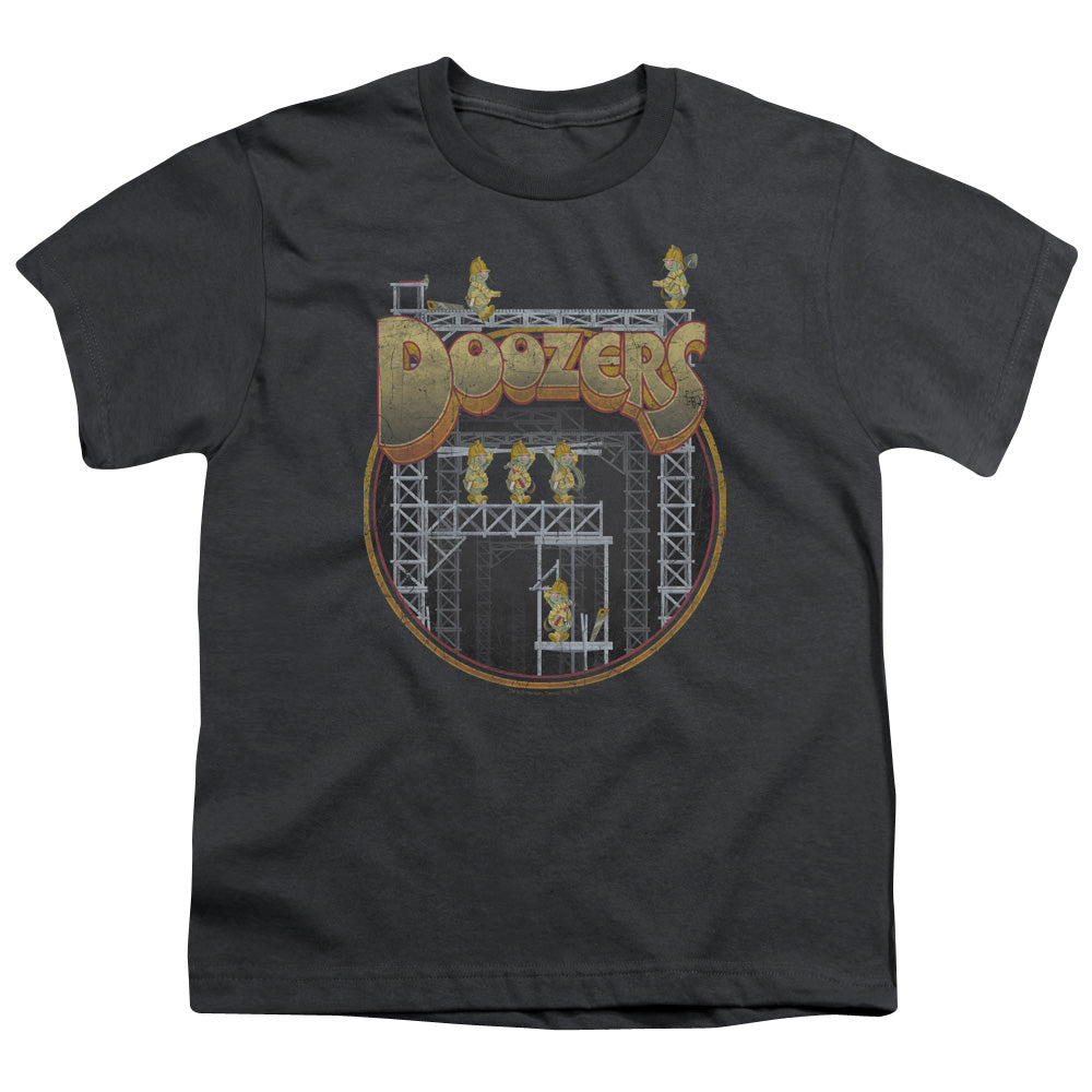 FRAGGLE ROCK/DOOZERS CONSTRUCTION - S/S YOUTH 18/1 - CHARCOAL