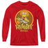 FRAGGLE ROCK/WEMBLEY CIRCLE - YOUTH LONG SLEEVE TEE - RED