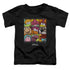 FRAGGLE ROCK/SQUARED - S/S TODDLER TEE - BLACK