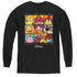 FRAGGLE ROCK/SQUARED - YOUTH LONG SLEEVE TEE - BLACK