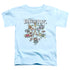 FRAGGLE ROCK/SPINNING GANG - S/S TODDLER TEE - LIGHT BLUE