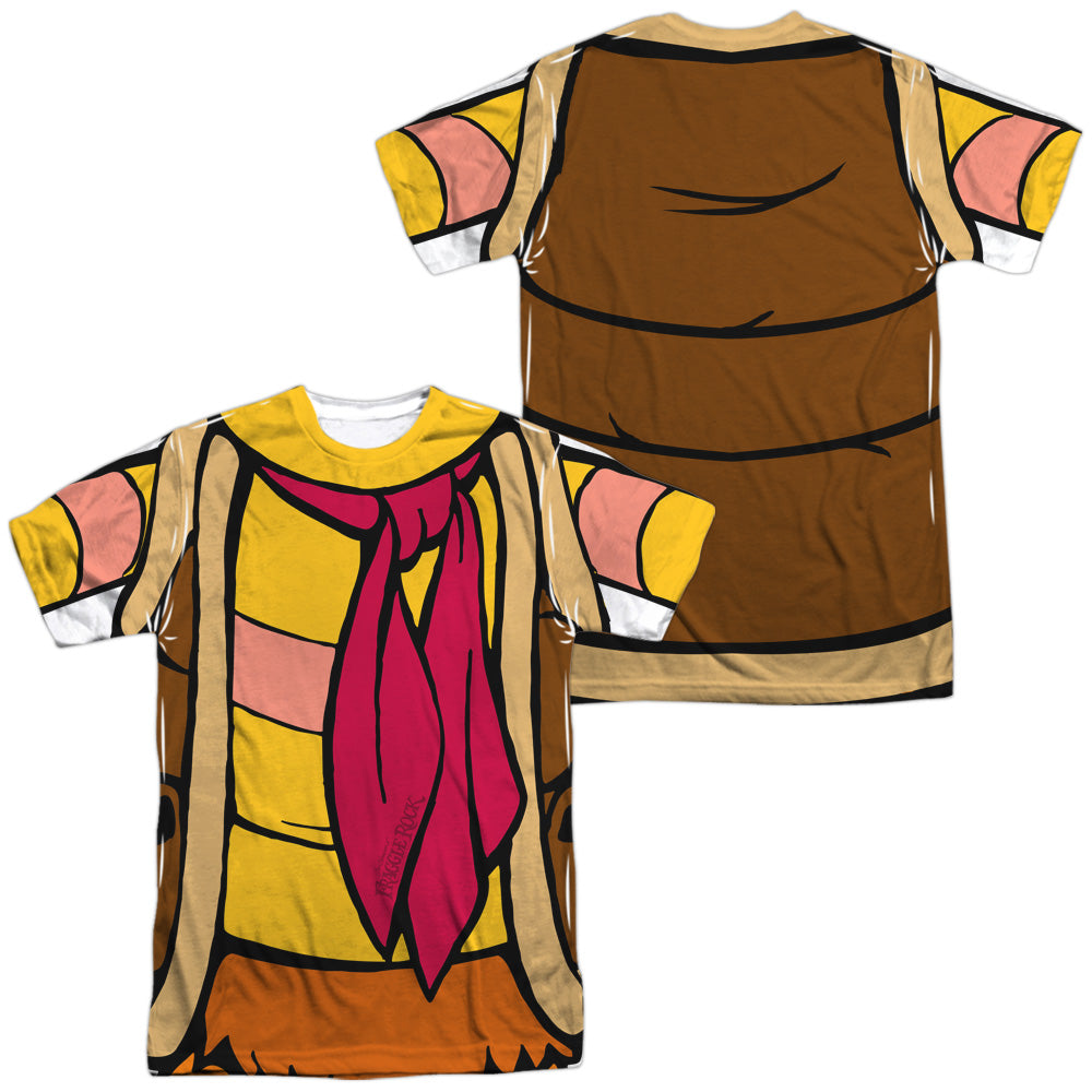 FRAGGLE ROCK/GOBO UNIFORM (FRONT/BACK PRINT) - S/S ADULT POLY CREW - MULTI