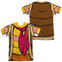 FRAGGLE ROCK/GOBO UNIFORM (FRONT/BACK PRINT) - S/S ADULT POLY CREW - MULTI