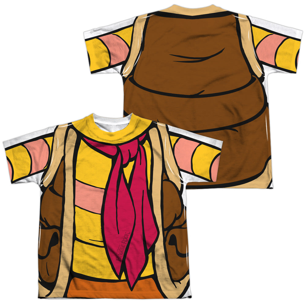 FRAGGLE ROCK/GOBO UNIFORM (FRONT/BACK PRINT) - S/S YOUTH POLY CREW - MULTI