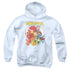 FRAGGLE ROCK/GROUP HUG - YOUTH PULLOVER HOODIE - WHITE