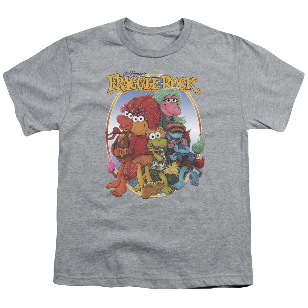 FRAGGLE ROCK/GROUP HUG - S/S YOUTH 18/1 - ATHLETIC HEATHER